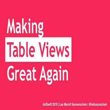 Table views | PDF