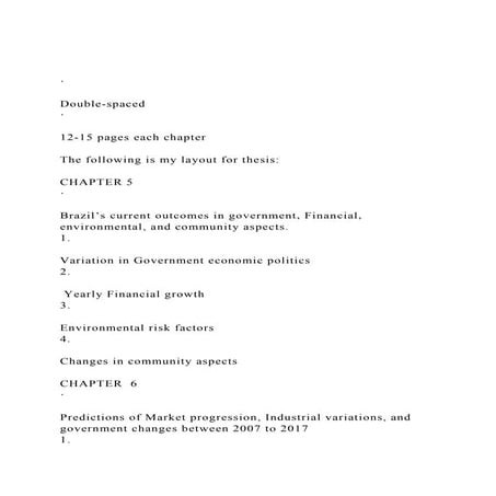 ·Double-spaced·12-15 pages each chapterThe followi.docx