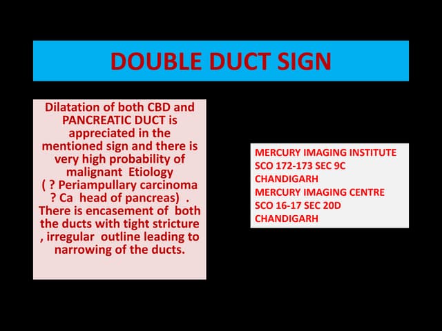 Double duct sign