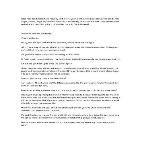 Double page interview | PDF