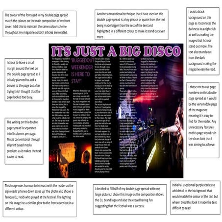 Double Page Spread Analysis