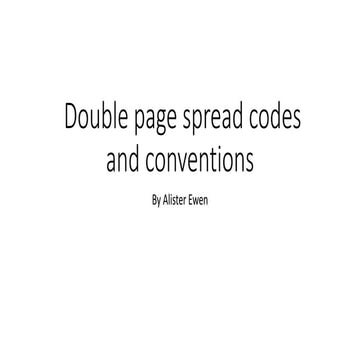 Codes and conventions of dps | PPTX