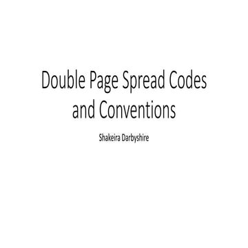 Codes and conventions of dps | PPTX
