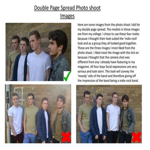 Double page spread image editing process