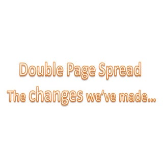 Double page spread plans