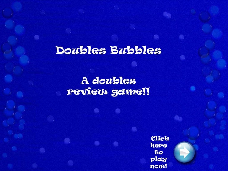 Doubles bubbles
