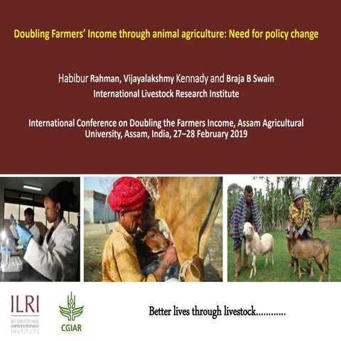 ROLE OF LIVESTOCK IN NATIONAL ECONOMY | PDF