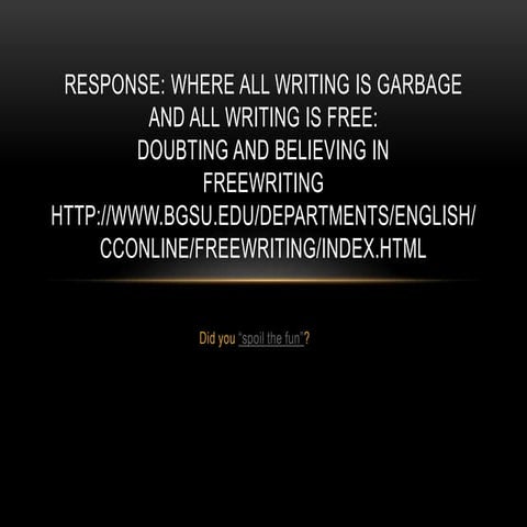 Doubtingandbelievinginfreewriting