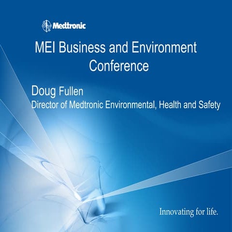 Sustainability at Medtronic