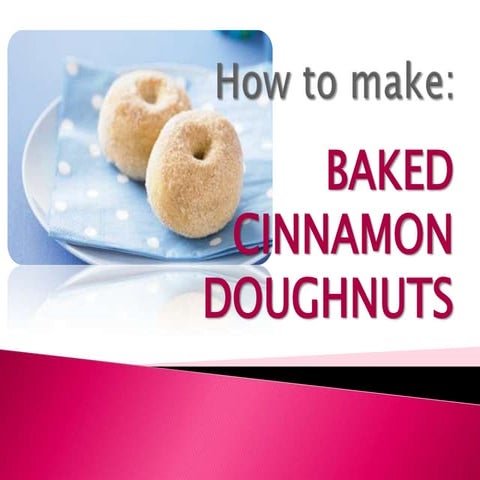 Baked Cinnamon Doughnuts