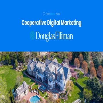 Douglas Elliman Digital Marketing Presentation
