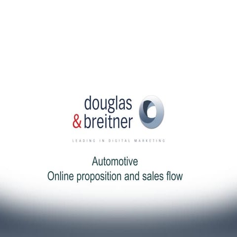 Online Proposition & Sales Flow Automotive | Douglas & Breitner 