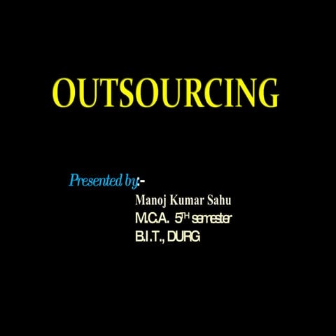 outsourcing