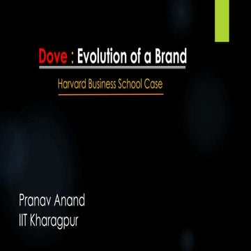 Dove evolution of a brand