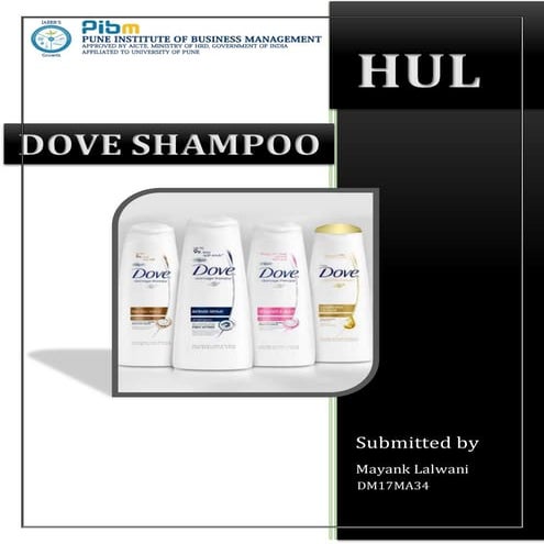 Dove shampoo HUL REPORT