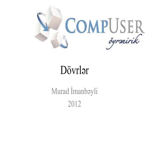 Dövrlər