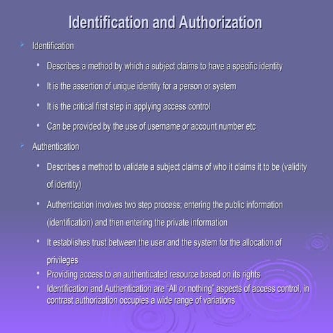 Information and network security 47 authentication applications | PPTX
