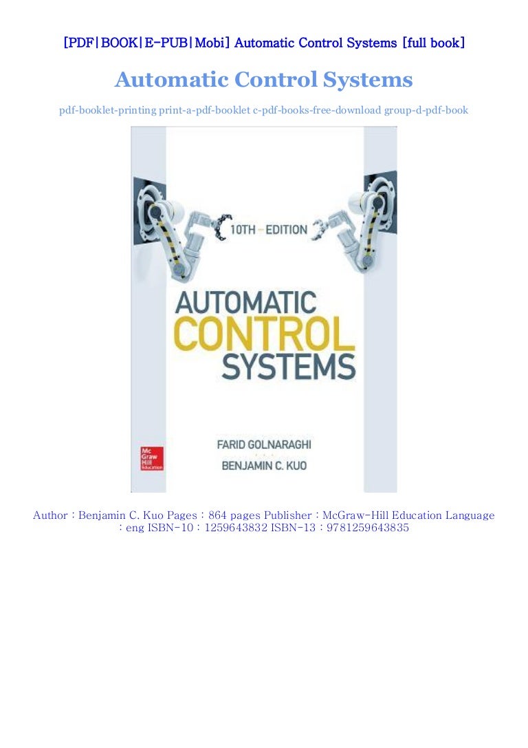 Download Books !Free (Automatic Control Systems)