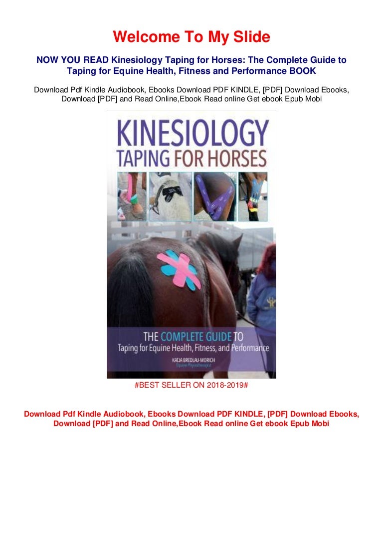 Download Books Kinesiology Taping for Horses The Complete Guide to T…