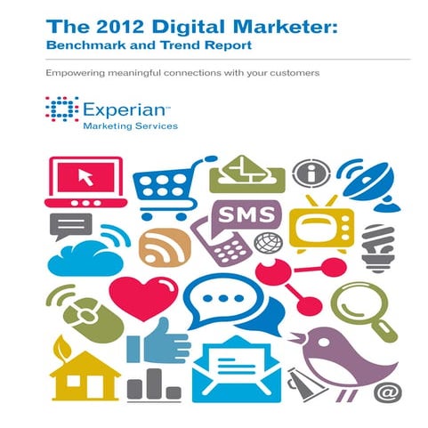 The 2012 Digital Marketer - Benchmark and trend report