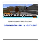 Legendary Beasts Mod Download : Mystic Beasts – CASIA