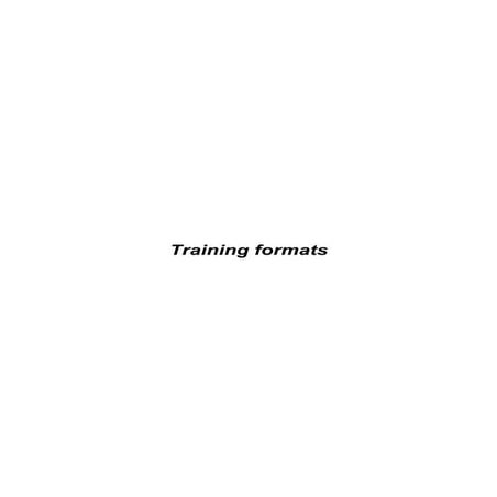 Download-manuals-training-trainingformats | PDF