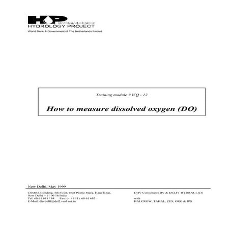 Dissolved oxygen and its method of determination | PPTX