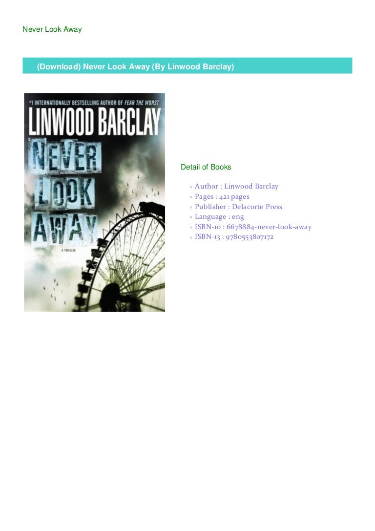 Download Never Look Away By Linwood Barclay