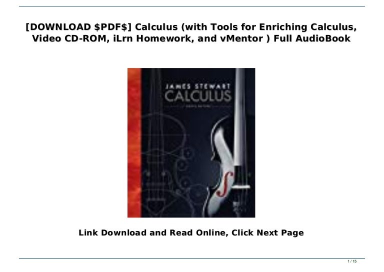 Calculus calculus cd enriching homework ilrn rom tool video vmentor 07 picture