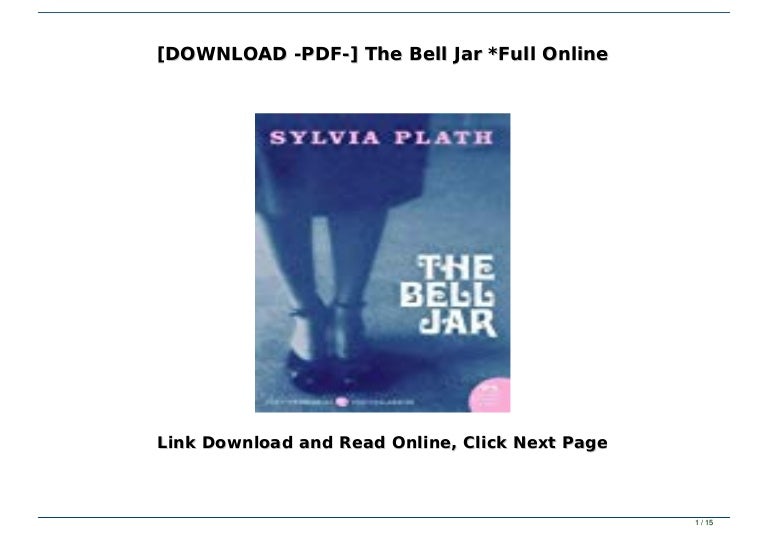 [DOWNLOAD PDF] The Bell Jar *Full Online