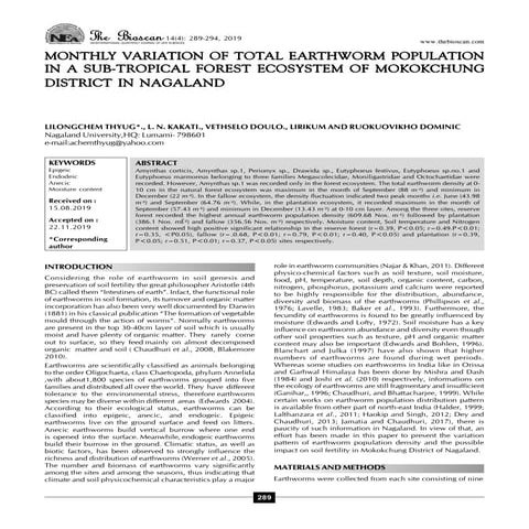 Termite Mounds’ Diversity and Distribution: A Study at Jnanabharathi ...