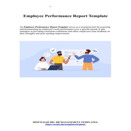 Download Advanced Employee Performance Report Template.docx