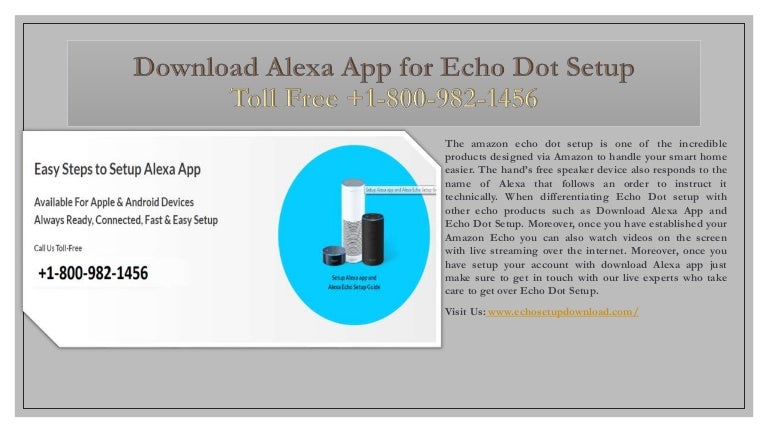echo dot setup app