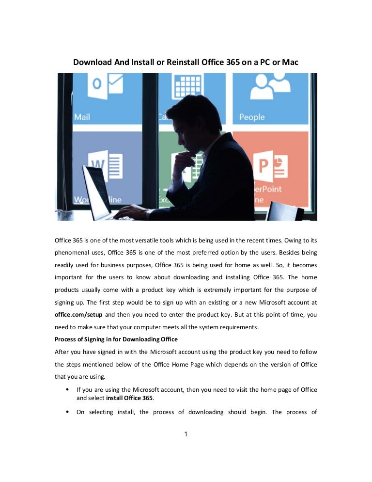 How To Download Office 365 On A Mac How To Download Office 365 On A Mac