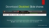 How to Download slideshare ppts whi...