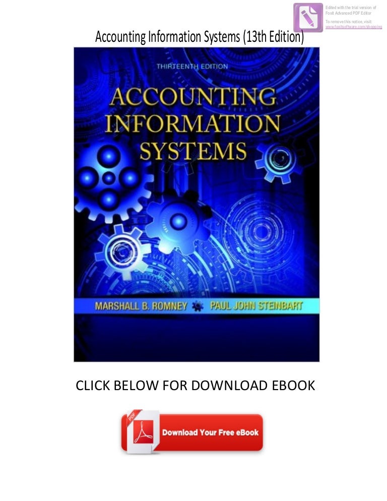 Download Ebook Accounting Information Systems 13th Edition