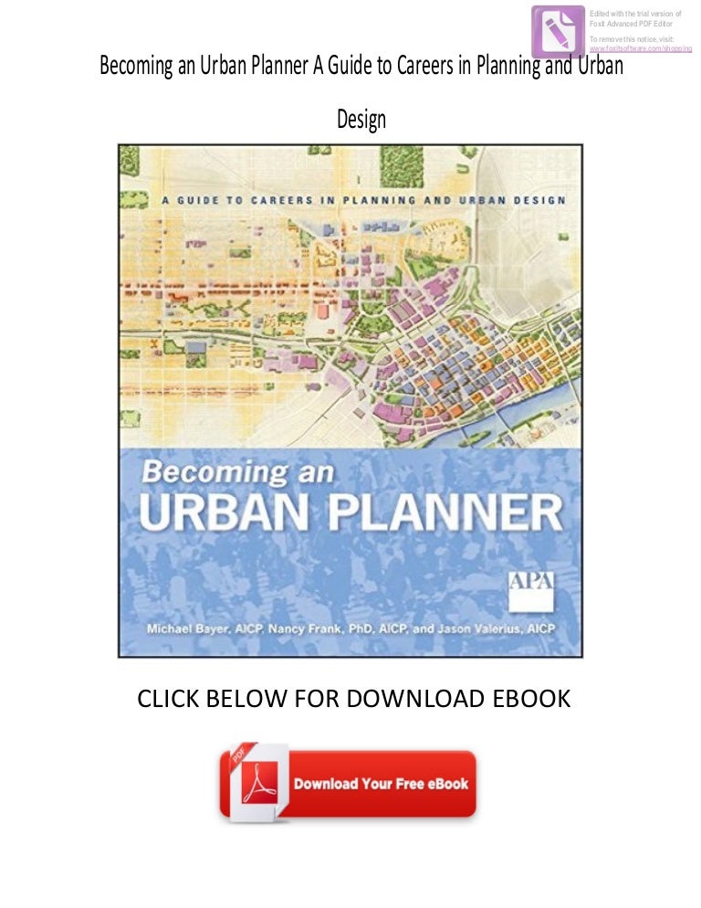 Download ebook an urban planner a guide to careers in planni…