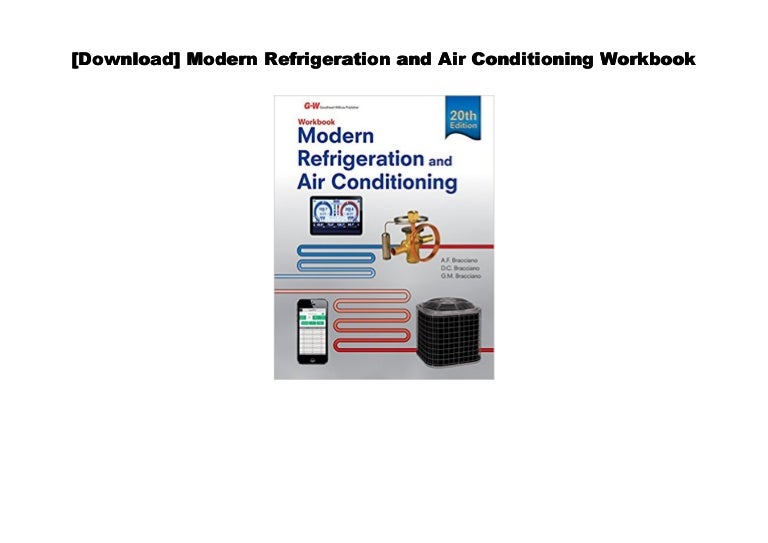 [PDF] Modern Refrigeration and Air Conditioning Workbook