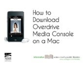 How to Download Overdrive Media Console on a Mac