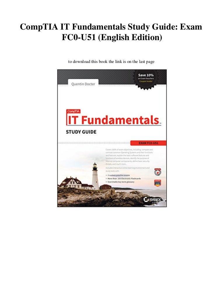 Comptia It Fundamentals Study Guide