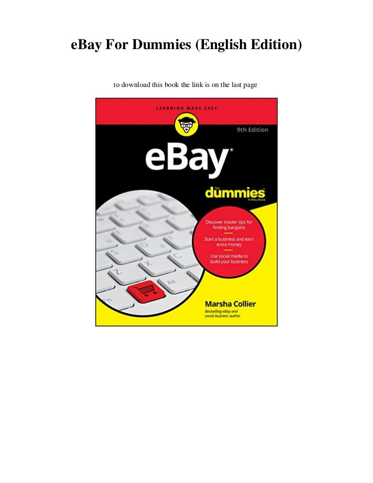 eBay For Dummies (English Edition)