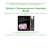 Download PDF magazines Netter's Neuroscience Coloring Book eBooks