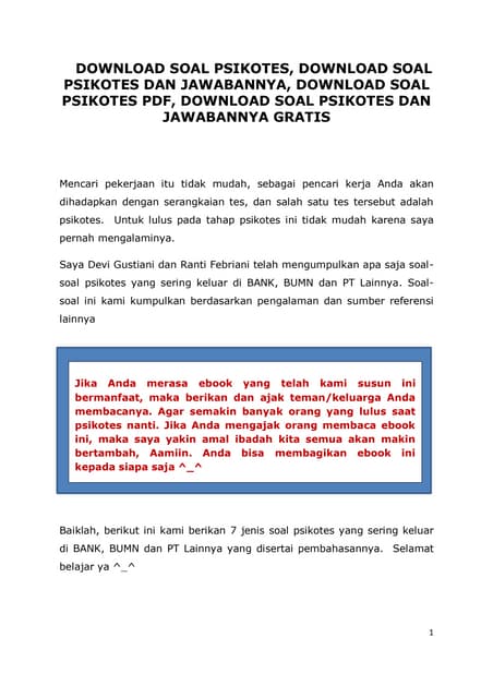 Pertanyaan Umum Dalam Wawancara