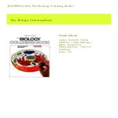 {DOWNLOAD} The Biology Coloring Book (B.O.O.K.$