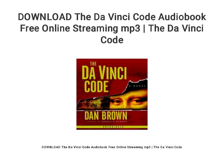 the da vinci code audiobook