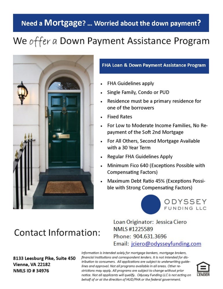 Mortgage Down Payment Assistance