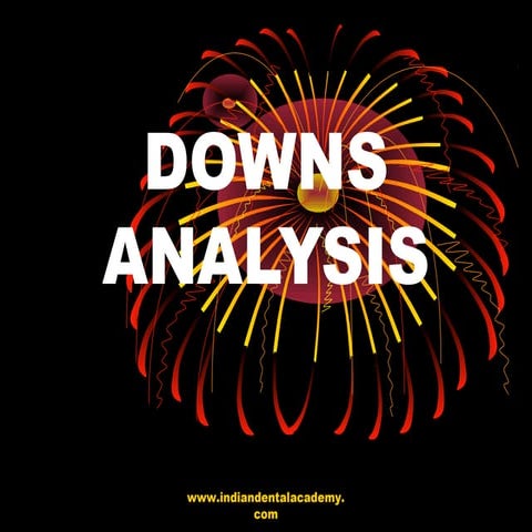 Downs analysis/ dental crown & bridge courses