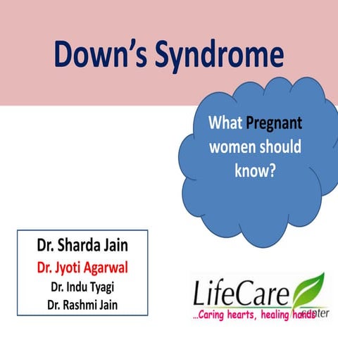 Down’s syndrome/ NIPT or NIFTYis the bes/t sharda jain/Amniocentesis