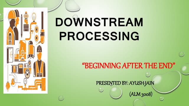 Downstream processing