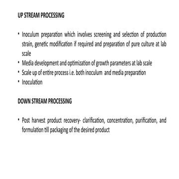Upstream Processing | PPTX